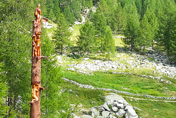Scultura ossolana di 15 metri sul Guiness dei primati