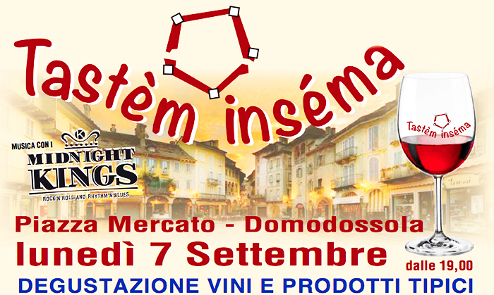 "Tastem Insema", a Domo lunedì prossimo si mangia e si beve il "tipico"