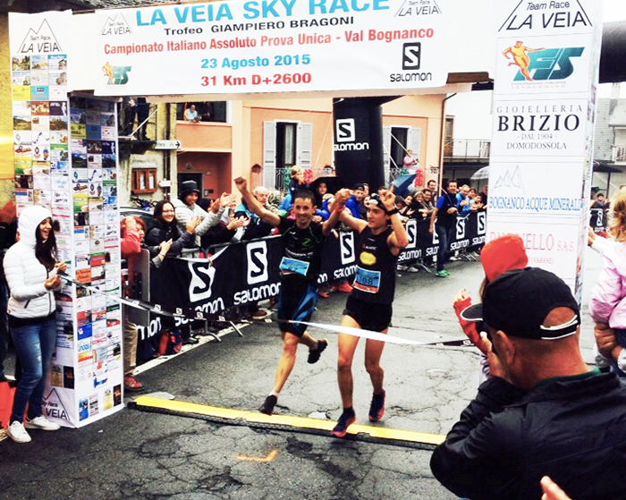 Arrivo in simultanea alla Veia Sky Race: vincono De Lorenzo e Brunot, tra le donne Dragomir. Fotogallery