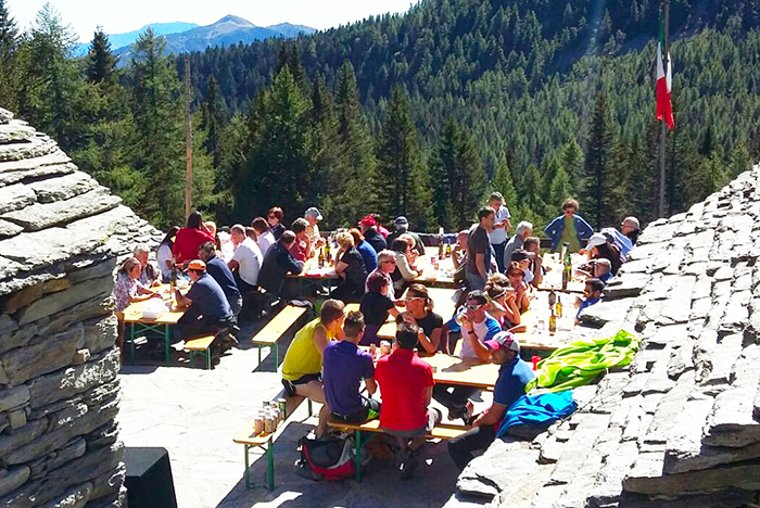 Il Gruppo sportivo Bognanco in festa all'Alpe Arza