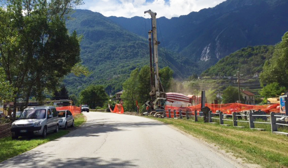 Traffico regolare sul ponte di Montecrestese per la Sagra della Patata