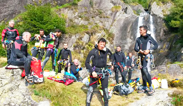 Importante esercitazione in forra del Soccorso Alpino. Video e foto