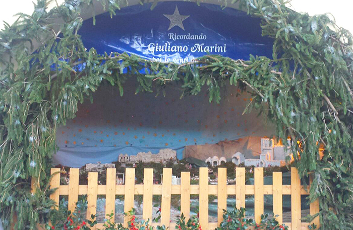 A Vagna ritorna il presepe dedicato a Giuliano Marini. Videointervista