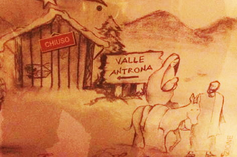 Antrona: parla chi ha disegnato il Presepe polemico per il rifiuto dei profughi: “Faremo altre iniziative”