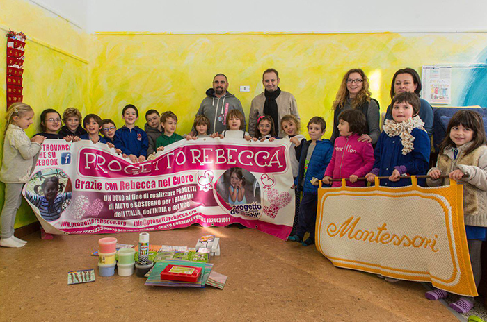 Dal “Progetto Rebecca” doni alle scuole Milani che adottano il metodo Montessori