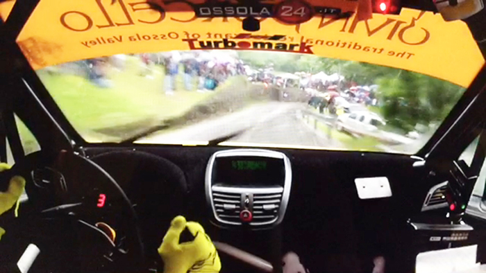 Fate il Rally con noi a bordo dell'auto di Caffoni-Grossi. Tutti i cameracar