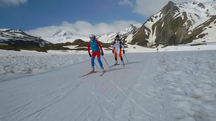 In Val Formazza si pratica sci nordico anche a giugno