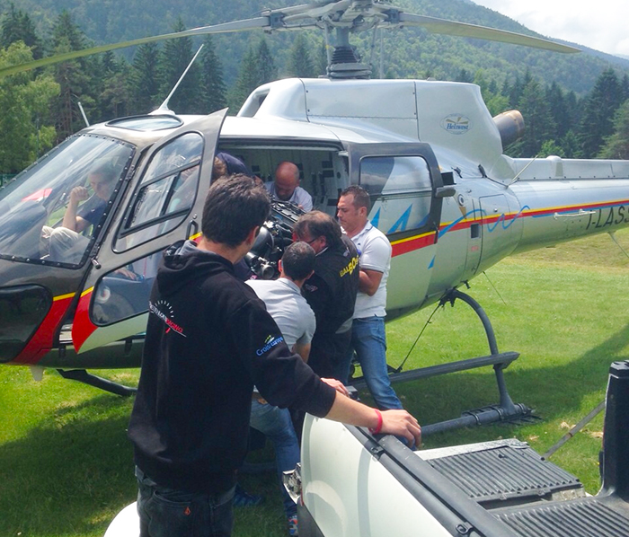 In elicottero da Cuneo il motore di Caffoni. Rompe anche Canella. Videointerviste