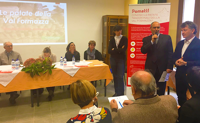    Pomatt! Presentato il marchio delle "Patata walser della val Formazza". Videointervista e foto