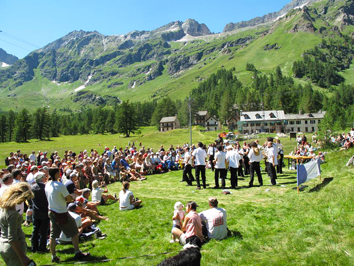 Concerto all'Alpe Veglia della Banda di Varzo