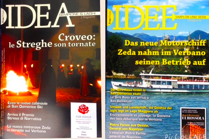 Ecco il nuovo numero di IDEA, il nostro magazine, trilingue, gratuito e distribuito in Vallese e Ticino