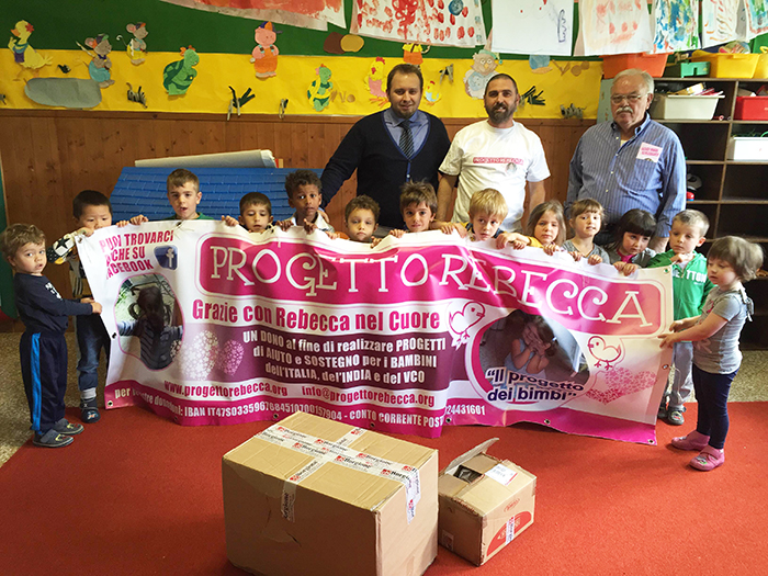    Dal Progetto Rebecca 300 euro di materiale all'asilo di Cosasca