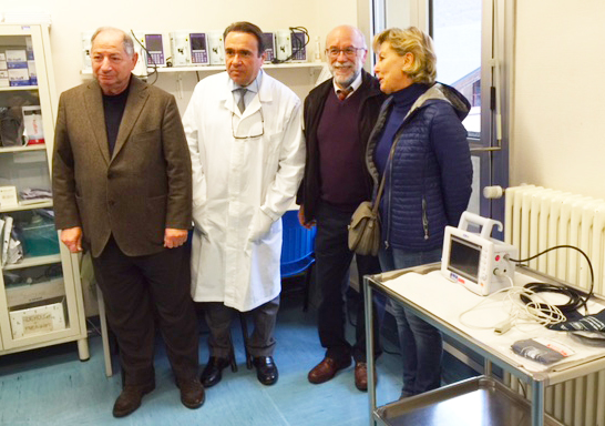 Al San Biagio in dono un monitor per il controllo dei parametri vitali