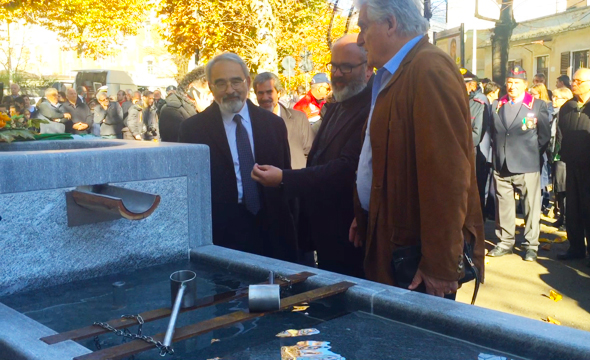 Inaugurata alla madonna della Neve la fontana donata da  Léonard Gianadda. Fotogallery e video
