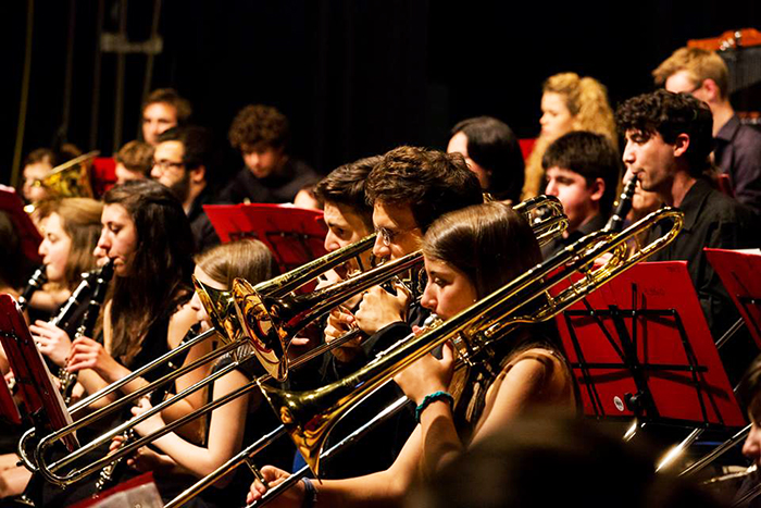 Concerto dei Giovani musicisti ossolani per la "scrumbler therapy" al San Biagio