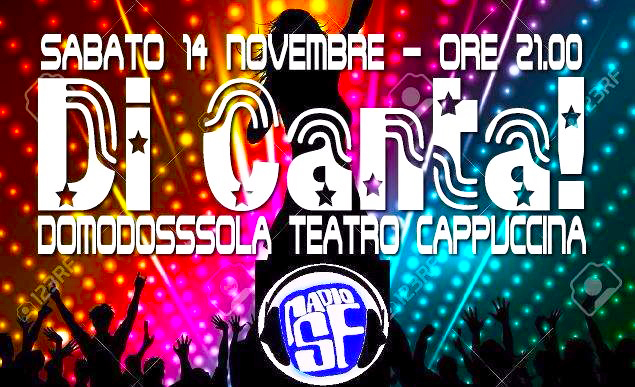 Sabato “Di canta 2015”, gara canora alla Cappuccina per beneficenza