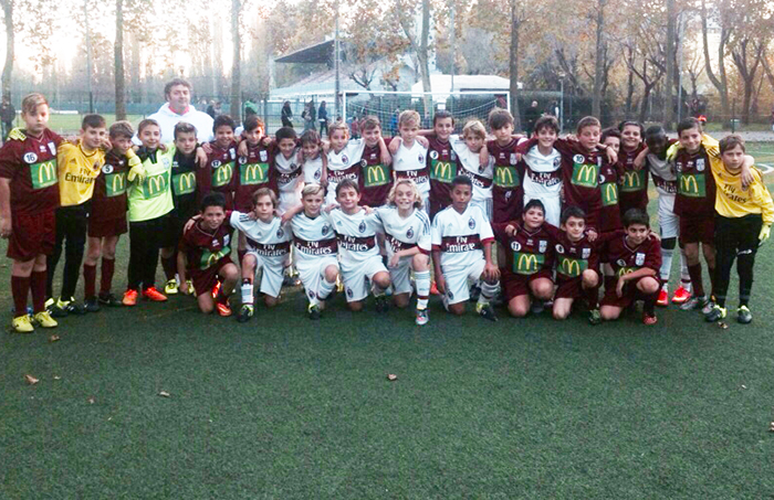 Bella sfida tra la giovanile della Juve Domo e quella del Milan