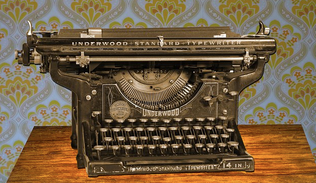 A Domo una mostra di macchine da scrivere d'epoca