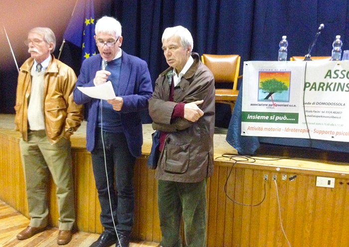 Convegno per i dieci anni dell'Associazione Parkinsoniani del Vco. Videointerviste