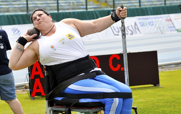 Carmen Acunto del Gsh Sempione in gara al mondiale di Doha