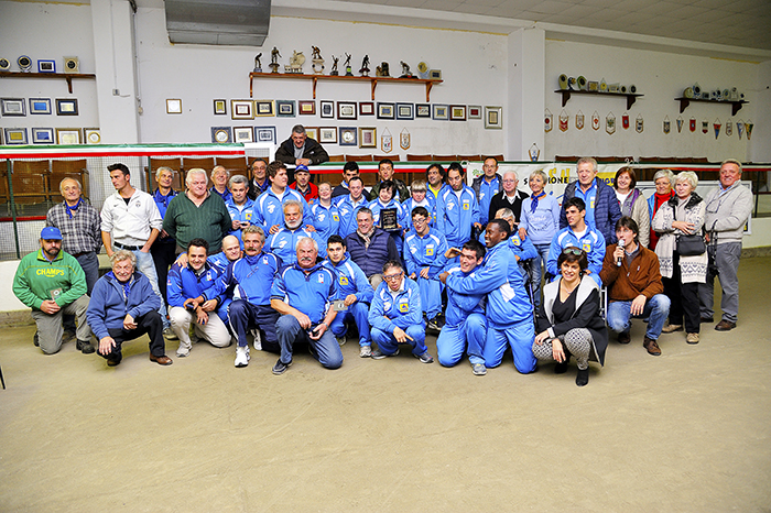 Al Bocciodromo di Malesco la gara con gli atleti del Gsh e della Bocciofila vigezzina