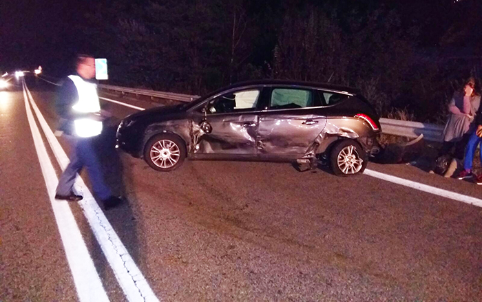 Incidente in superstrada, nessun ferito grave