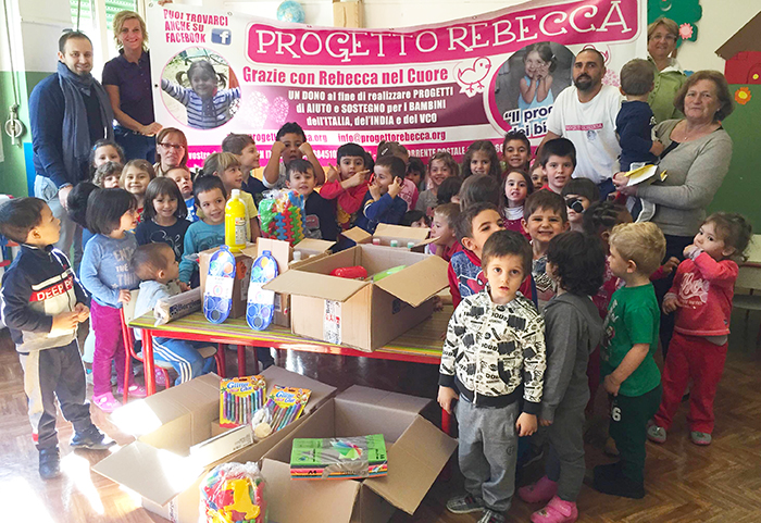 Il progetto Rebecca per la scuola materna "Simone Fernandez" di Domodossola