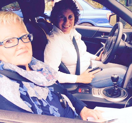 Ancora motori rombanti e cronometro in mano per Arlette Dufey