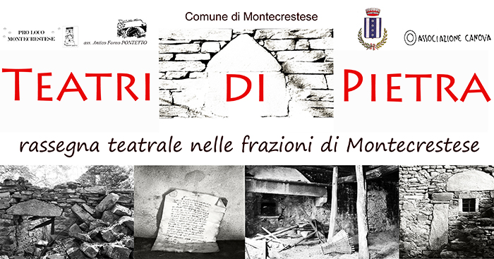 Teatri di Pietra, domenica la rassegna teatrale nelle frazioni di Montecrestese