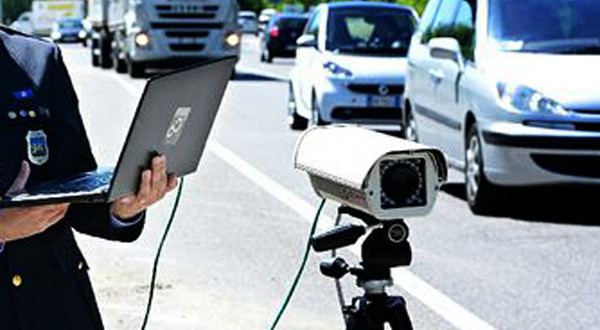 Statale sotto controllo elettronico con il "targa system"