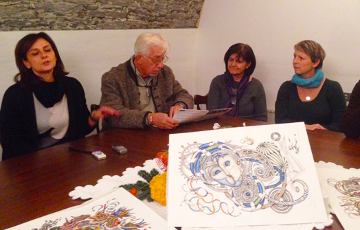 I quadri di Giorgio Stefanetta per i donatori di midollo. Videointervista