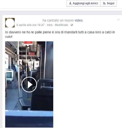 Il video virale della lite sul bus